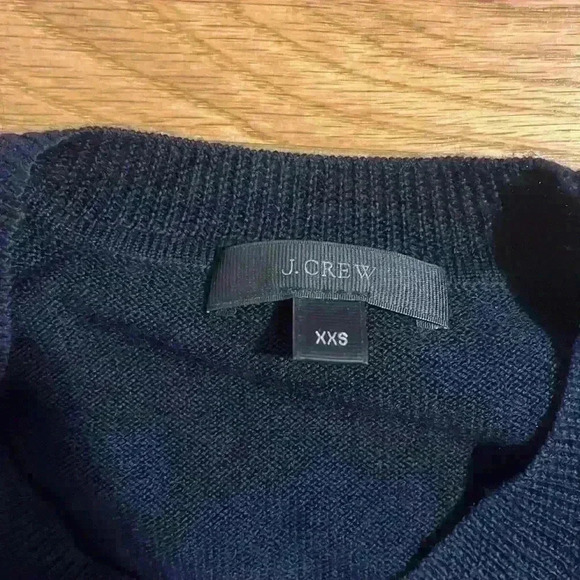 Jcrew merino wool navy swingy sweater - Picture 2 of 4